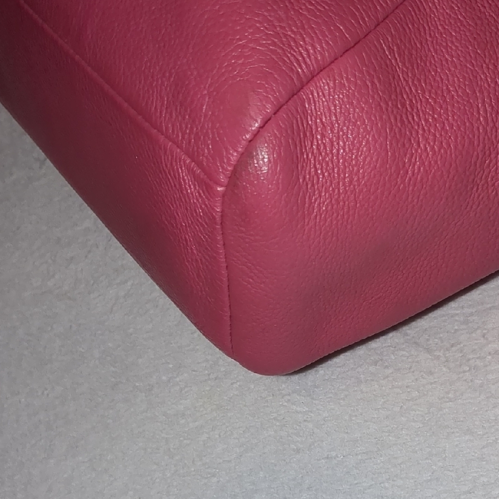 🔥HOTT💖 - Coach Pink Ava Pebble 2- Way Leather Tote🔥 - Picture 7 of 16